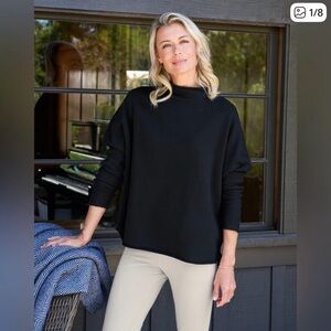 Frank & Eileen Black Effie Long Sleeve Small